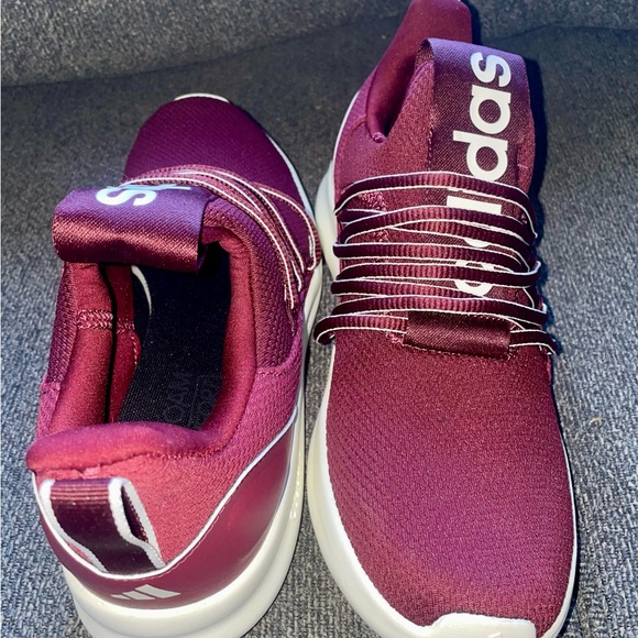 Adidas Lite Racer Adapt 7.0 in size 6.5 (women’s 7.5-8) in Maroon/Burgundy - Picture 4 of 5